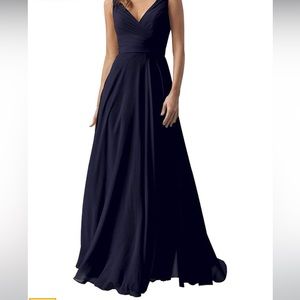 Navy bridesmaid dress